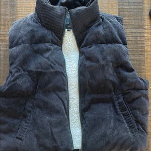 Black Corduroy Vest